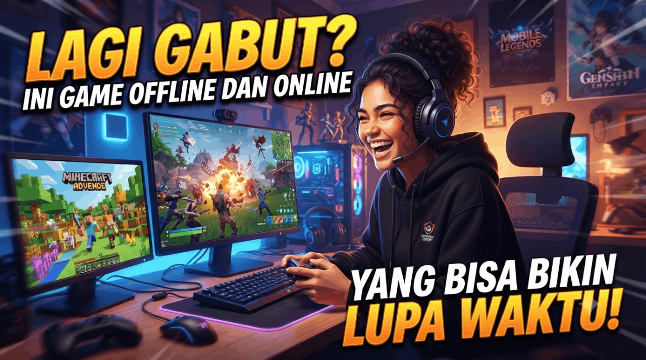 Lagi Gabut Ini Game Offline dan Online yang Bisa Bikin Lupa Waktu
